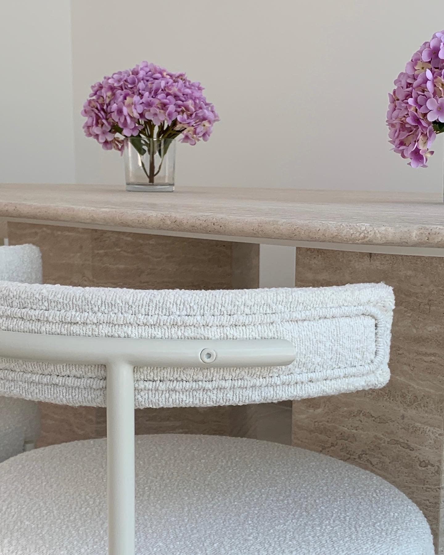 Zander Boucle (Cream) Dining Chair