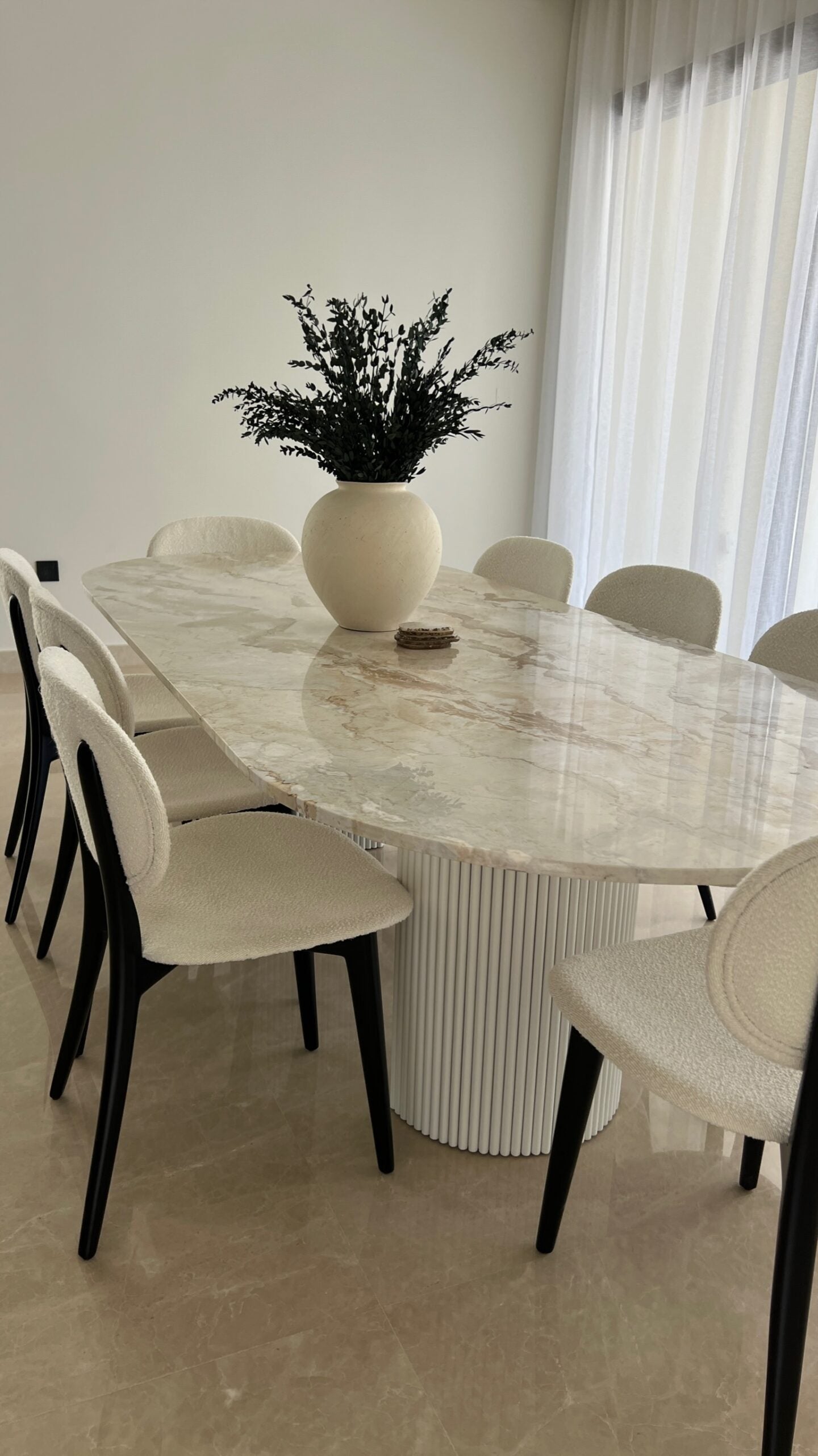 Chris Boucle Dining Chair