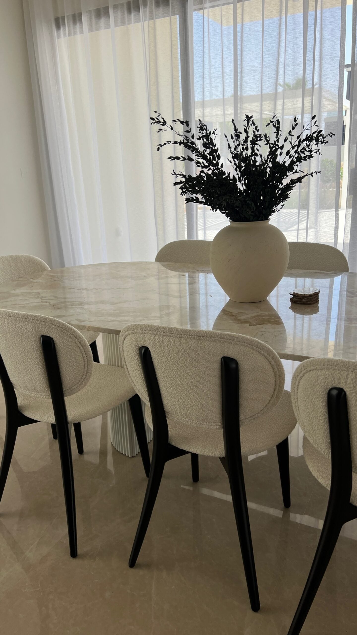 Chris Boucle Dining Chair