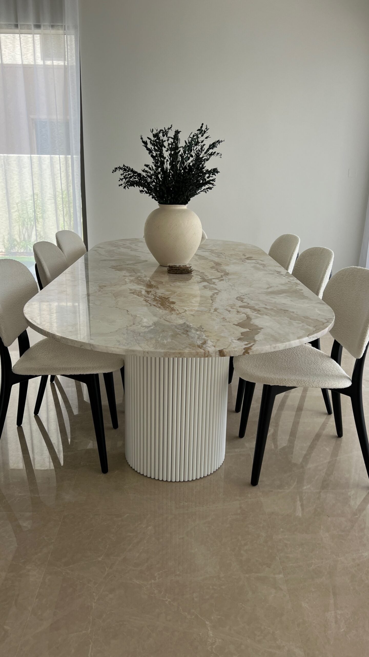 Chris Boucle Dining Chair