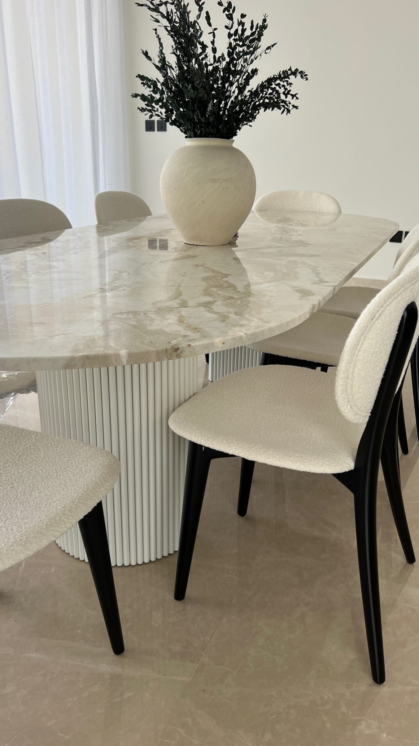 Chris Boucle Dining Chair