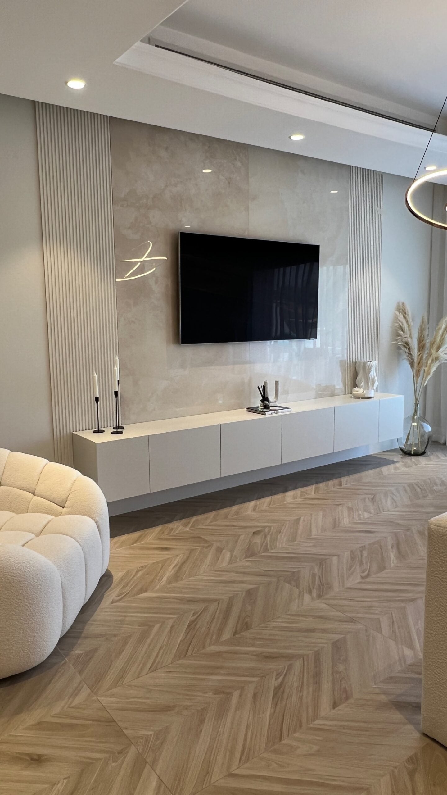 Lana Floating Media Cabinet
