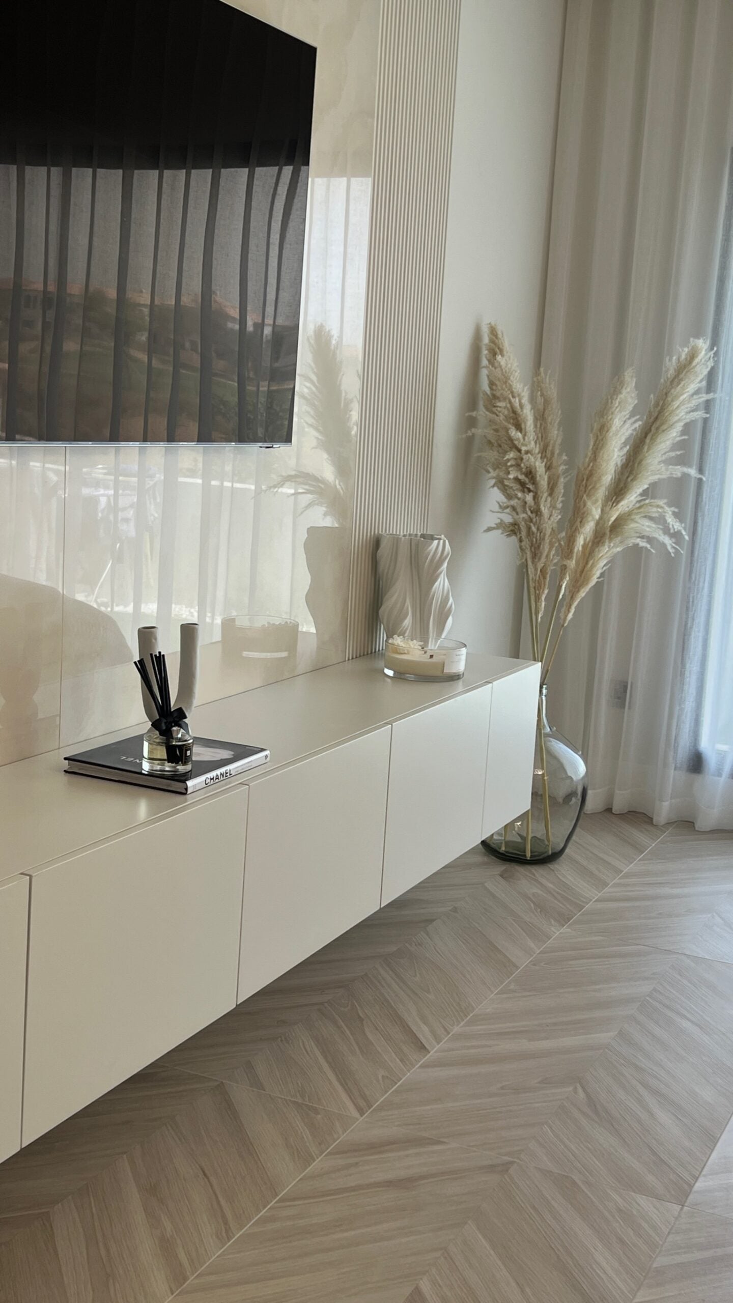Lana Floating Media Cabinet