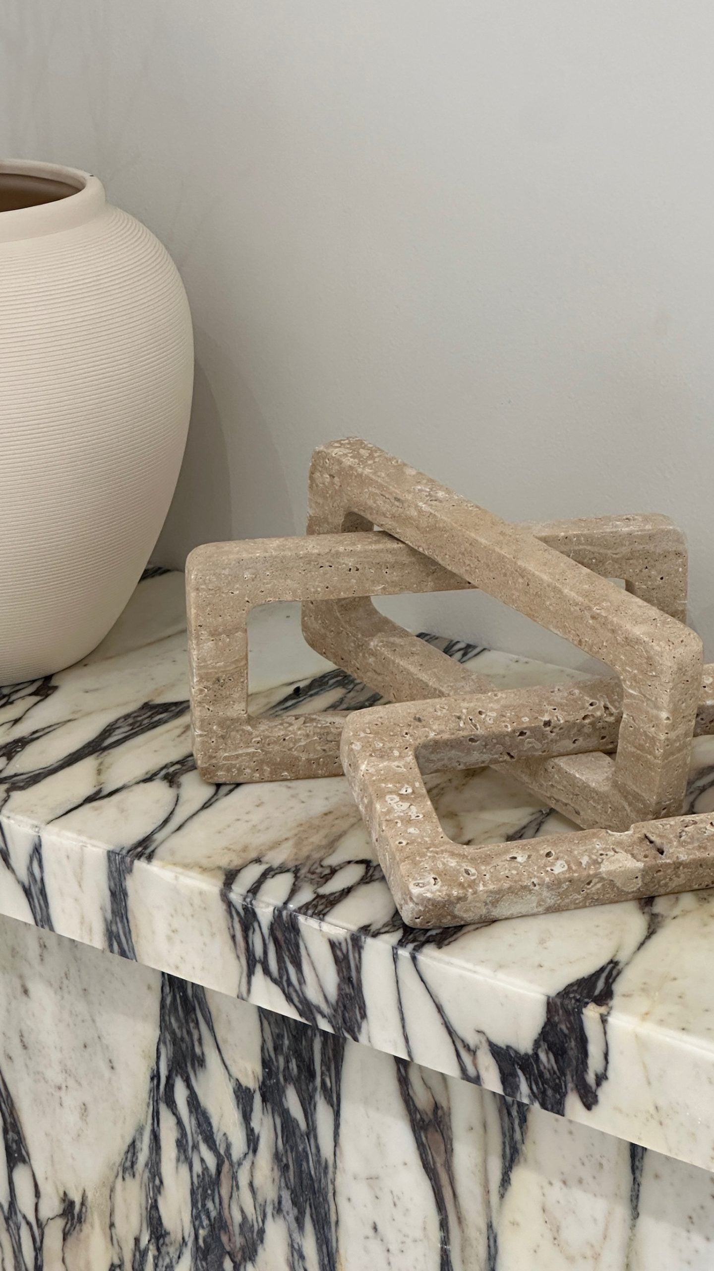 Violet Calacatta Viola Marble Console