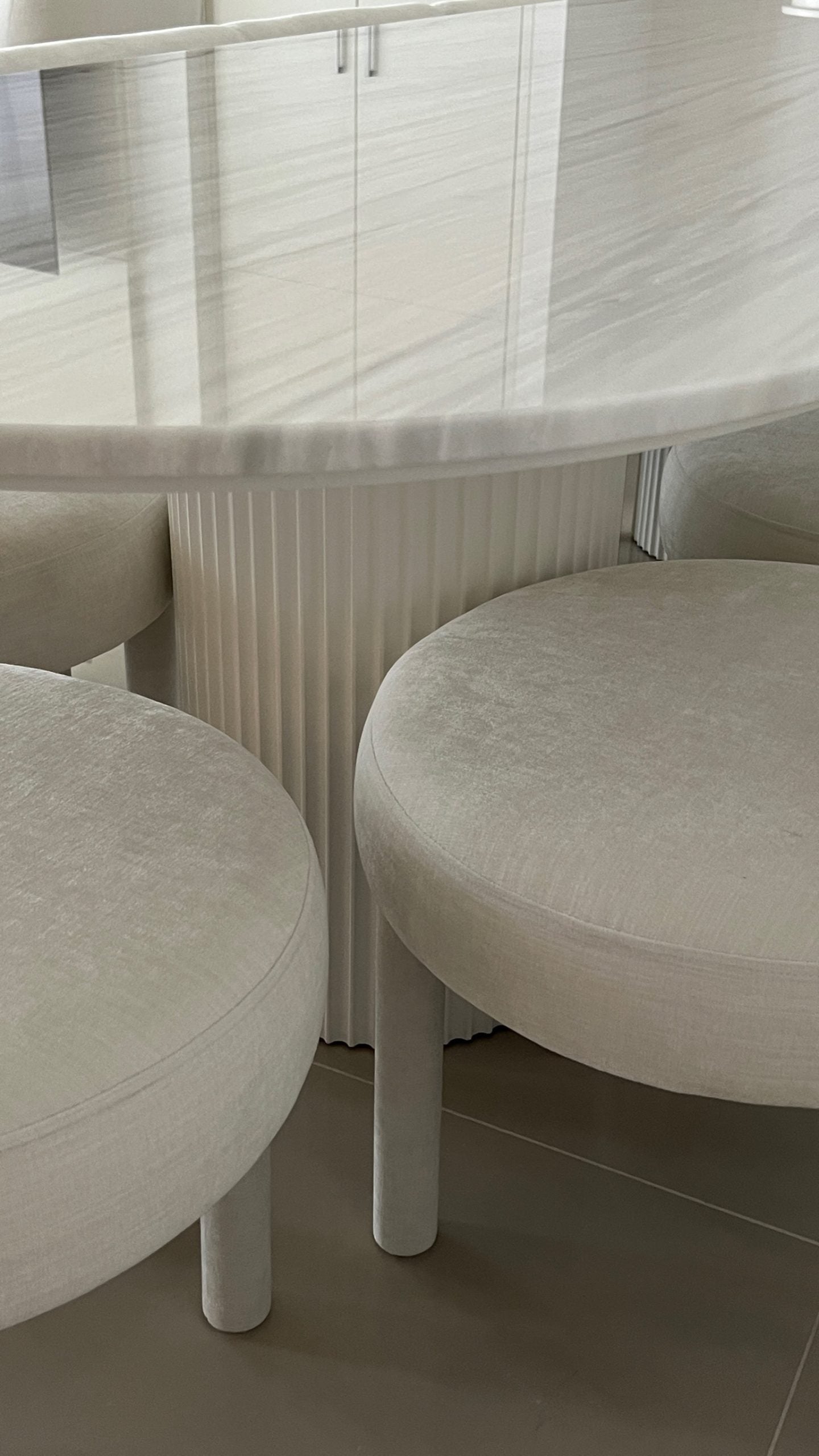Thalia Nesto Marble Dining Table