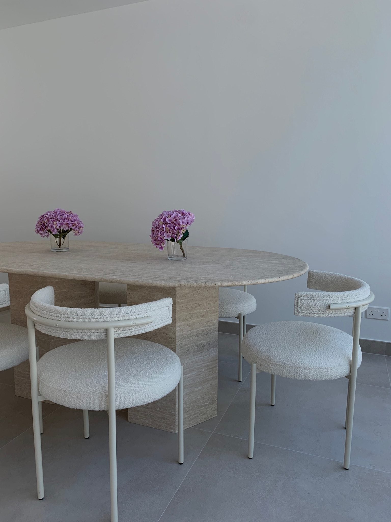 Zander Boucle (Cream) Dining Chair