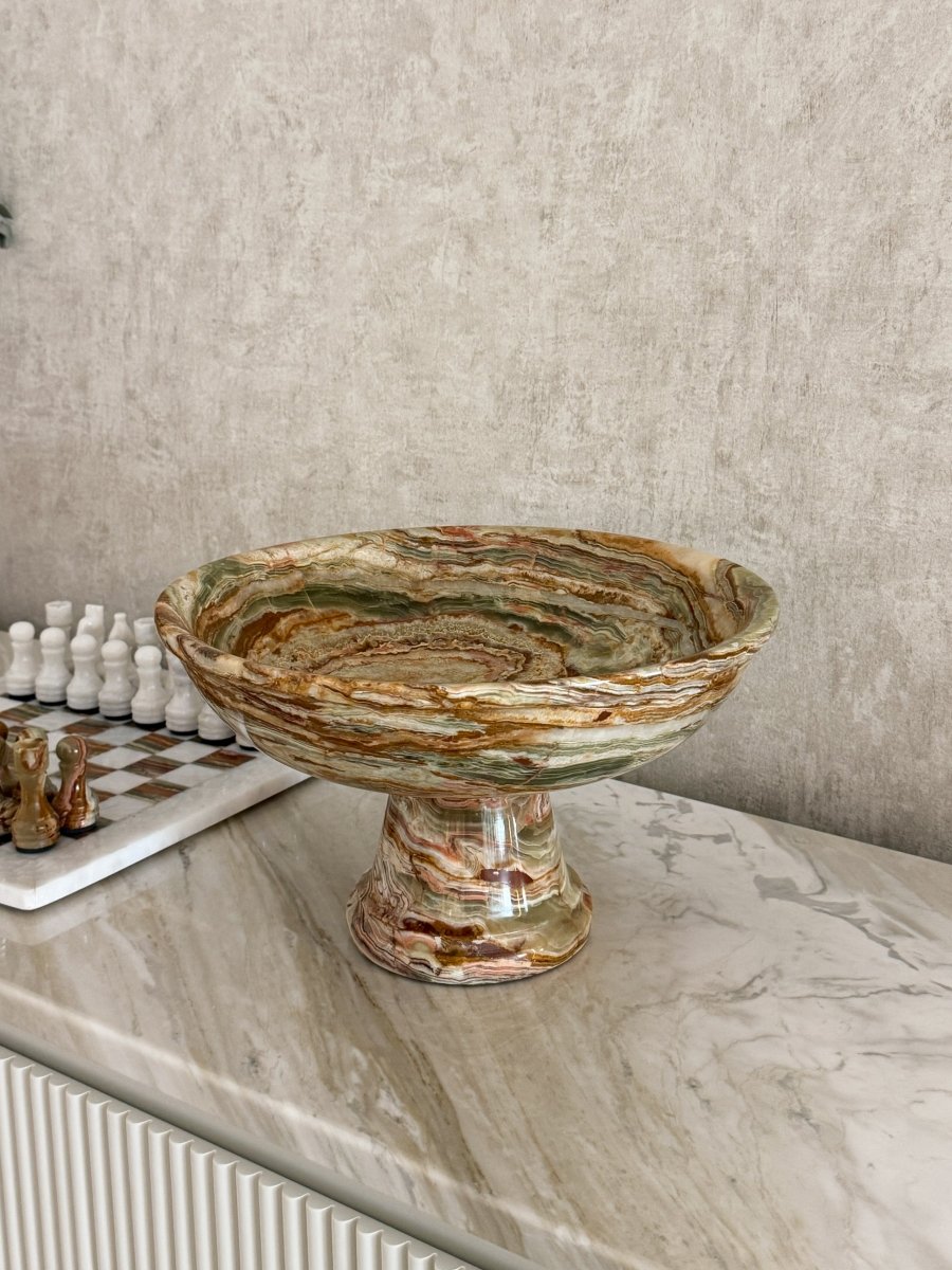 Lea Green Onyx Fruitbowl - PalmLiving Dubai