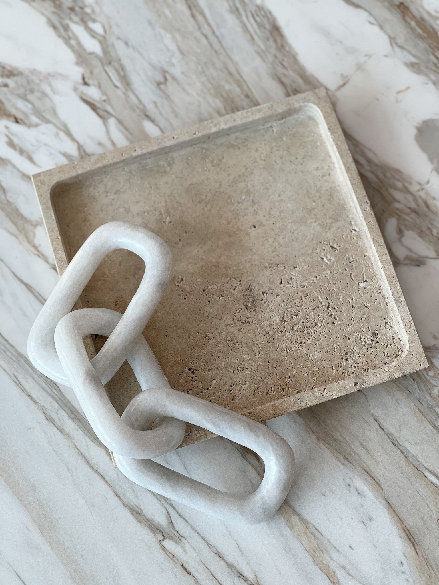 Tanya Travertine Tray