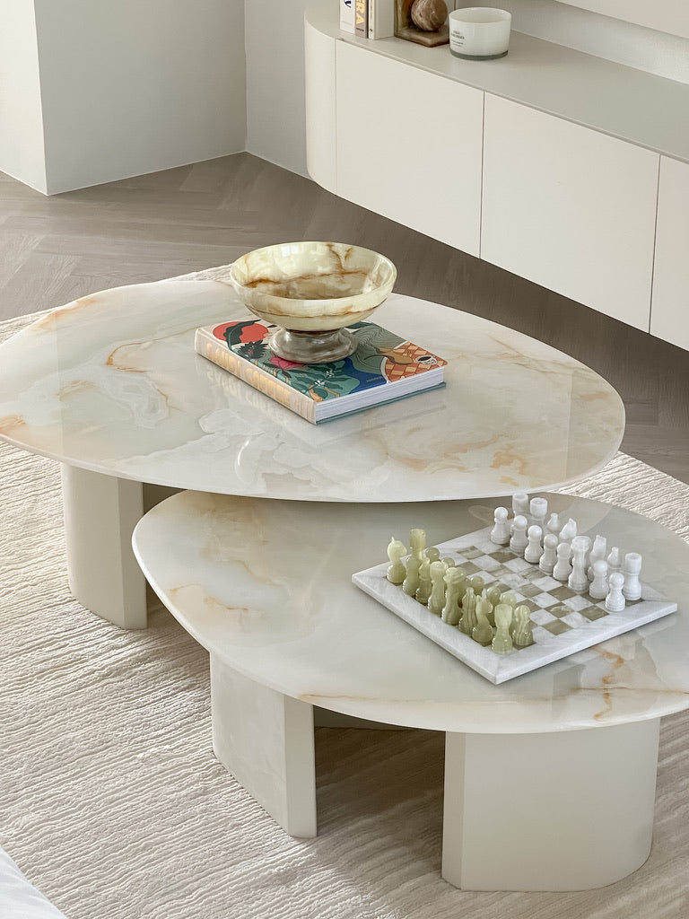 Kendall Onyx Nesting Coffee Table