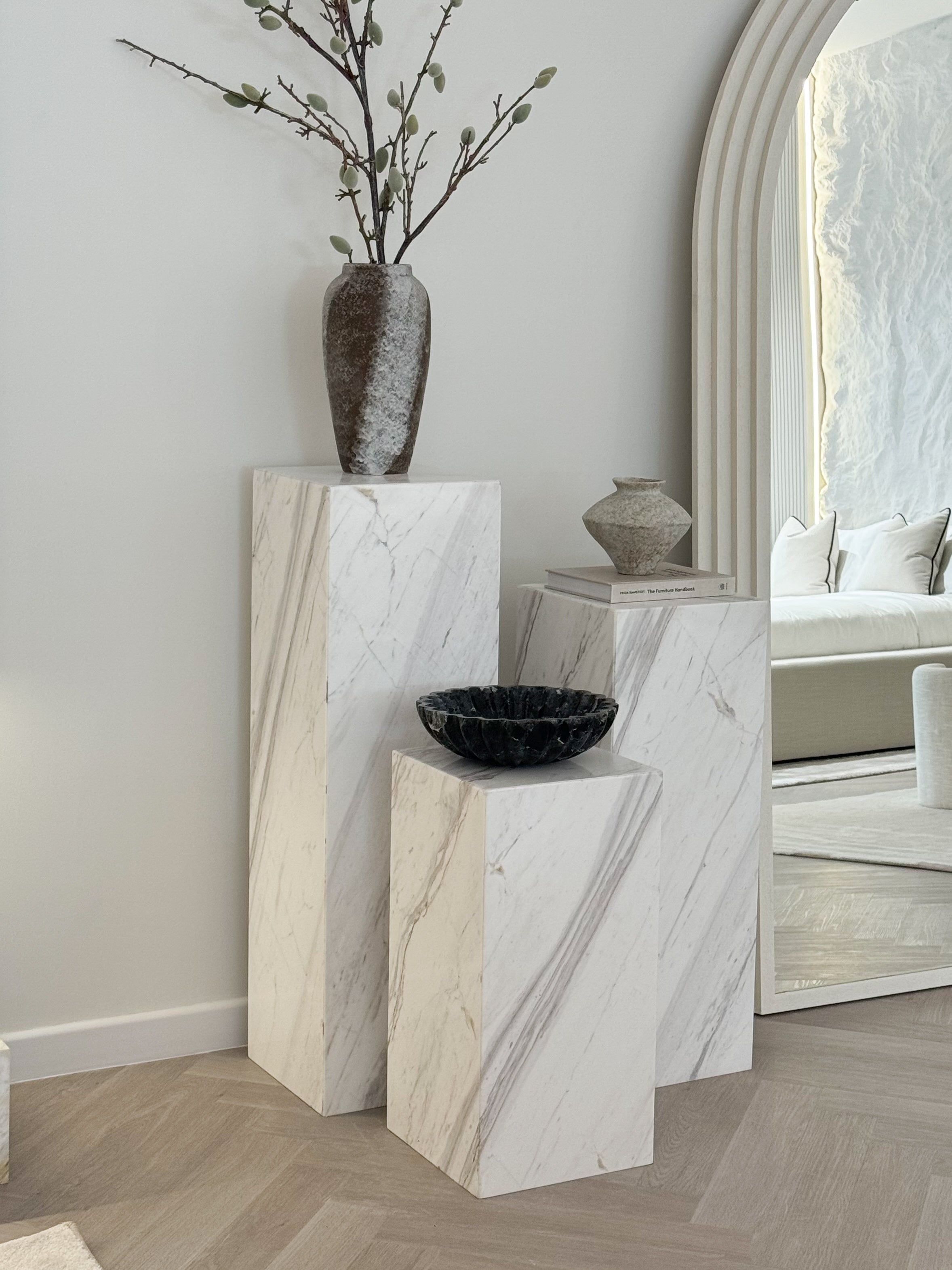 Bronte Marble Plinths