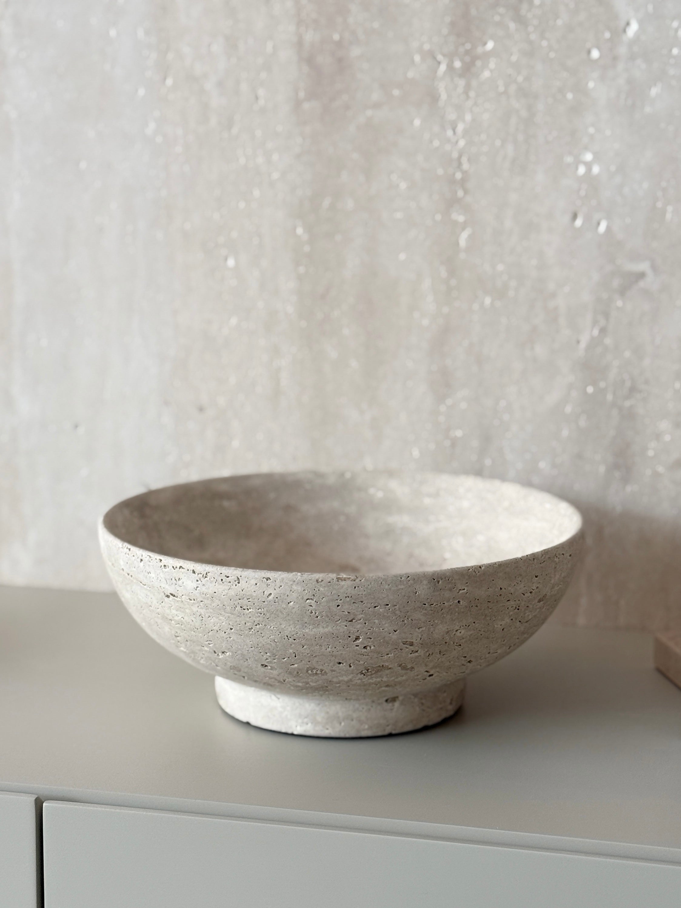 Bao Travertine Fruit Bowl