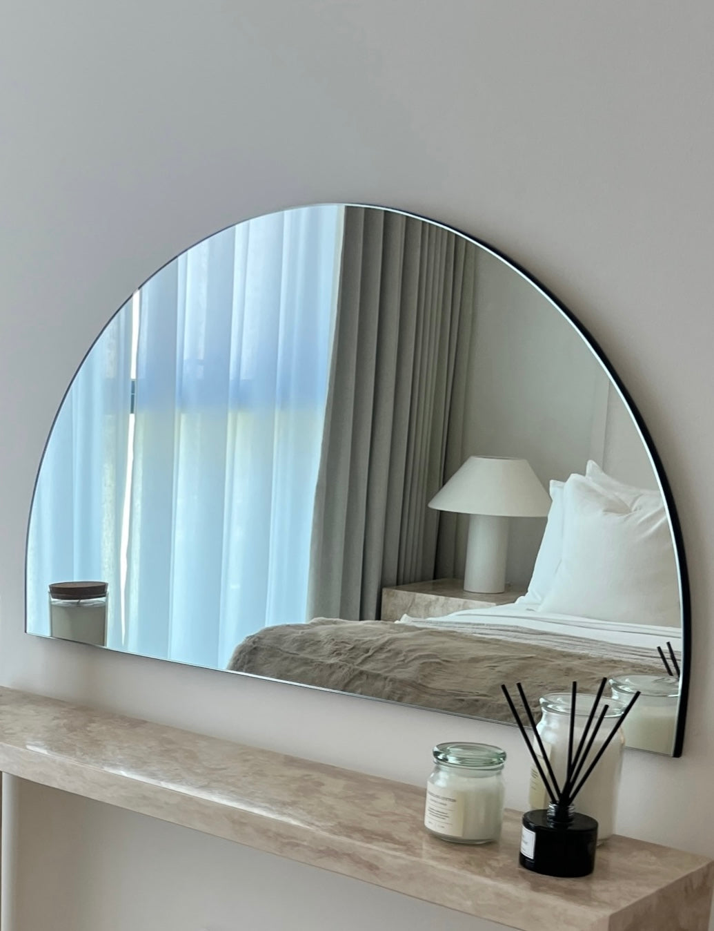 Roza Half Arch Mirror