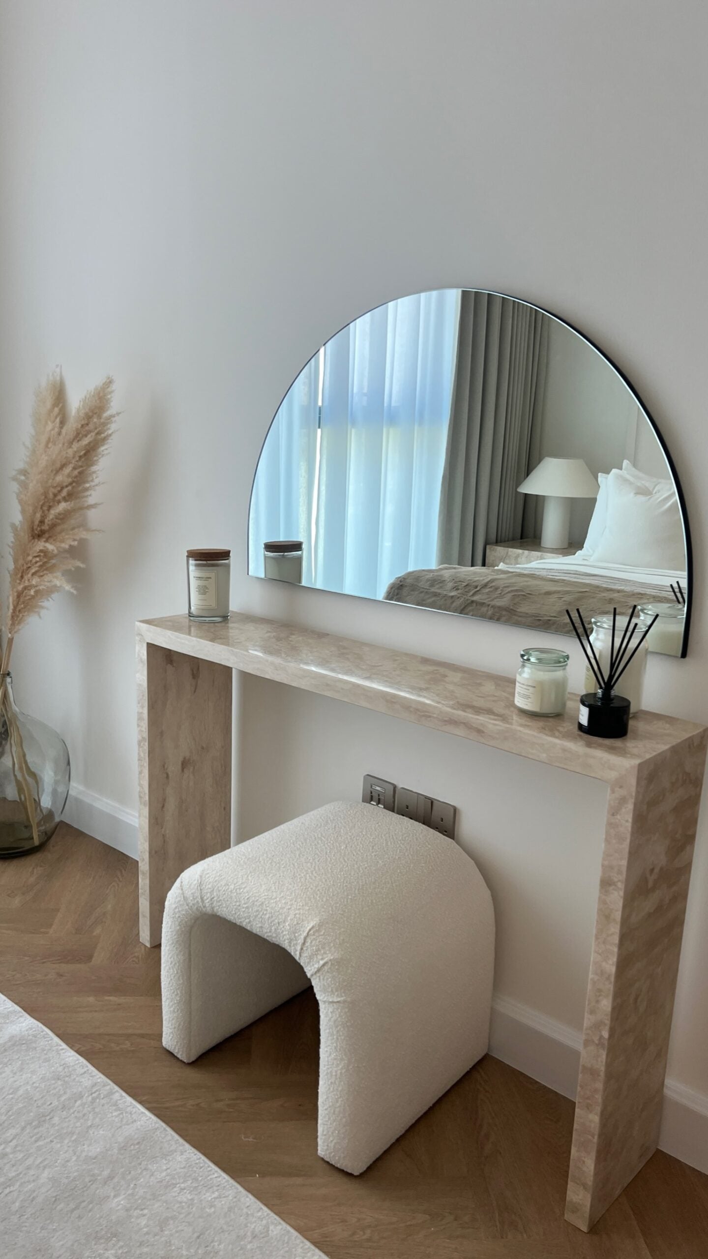 Orson Travertine Console