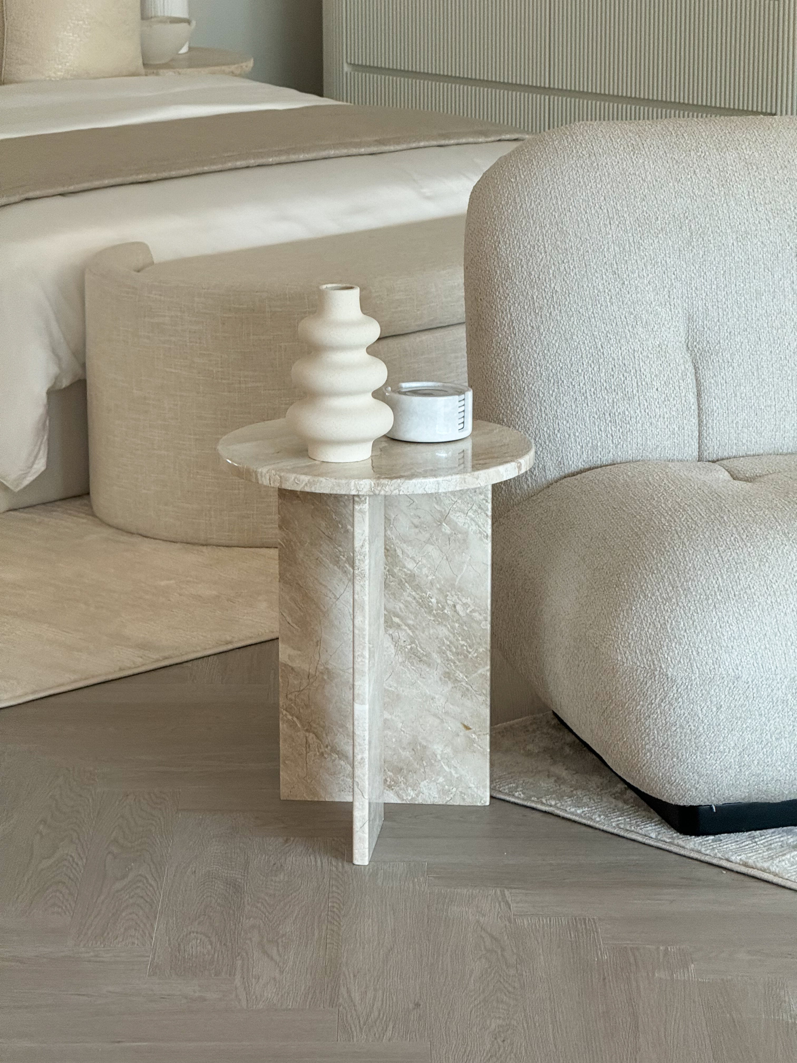 Jenna Marble Side Table