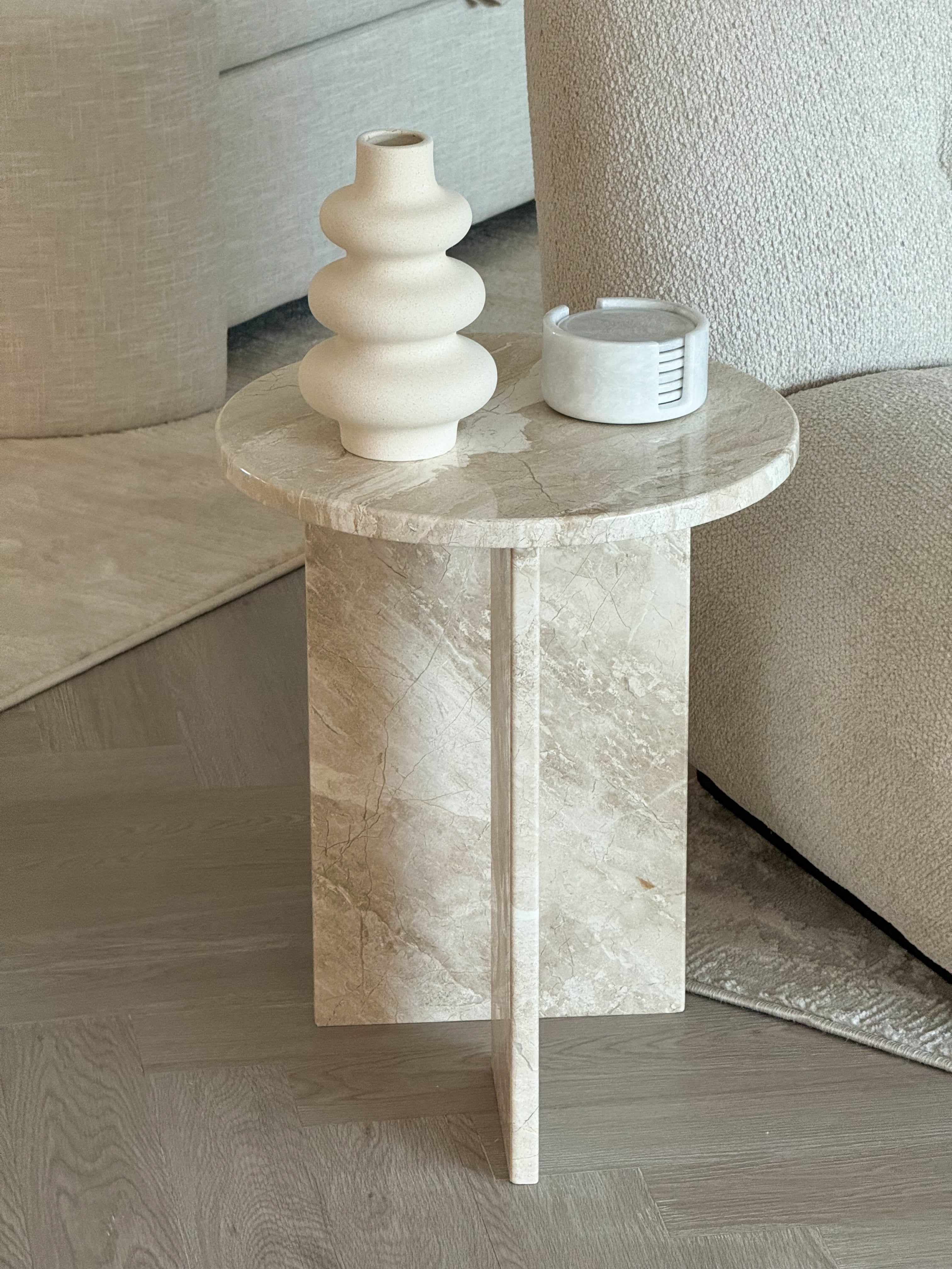 Jenna Marble Side Table