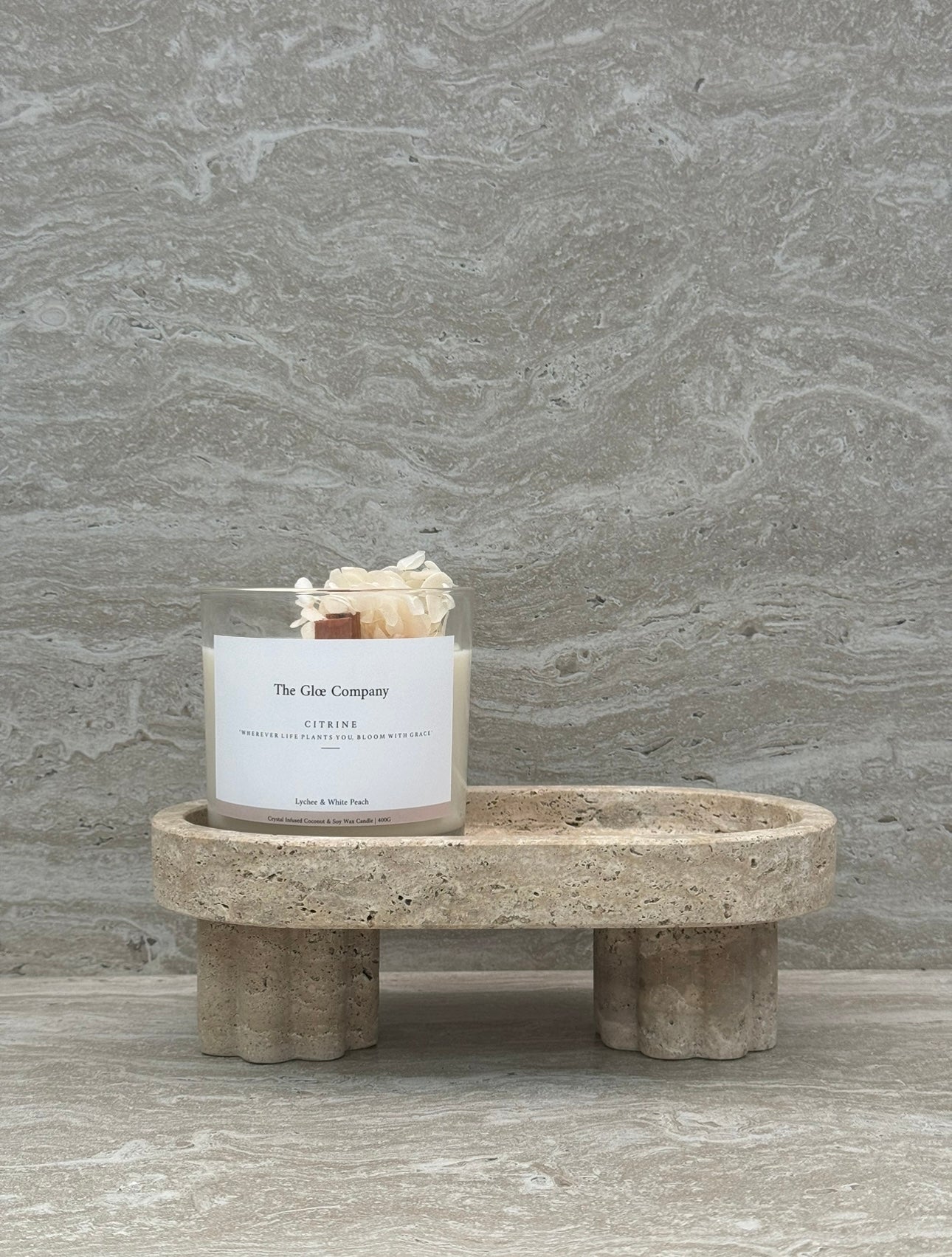 Emma Travertine Tray