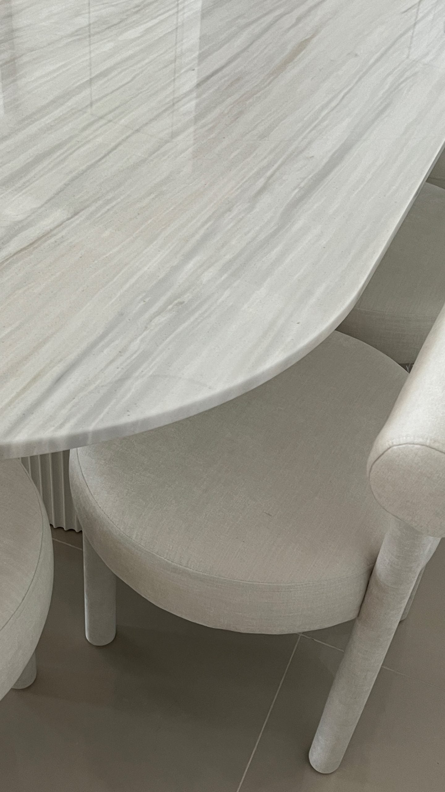 Thalia Nesto Marble Dining Table