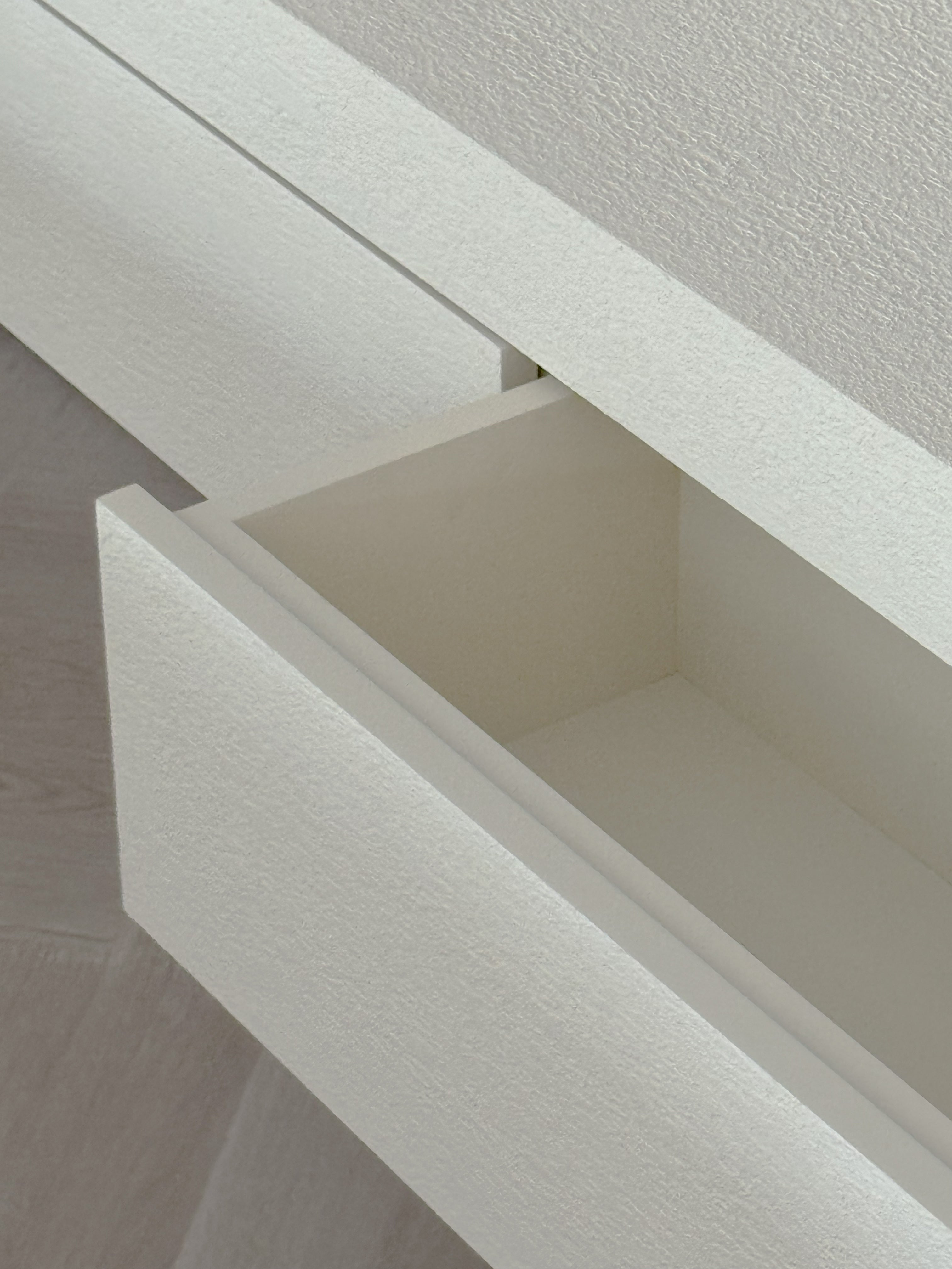 Madeline Textured Paint Curve Console Table