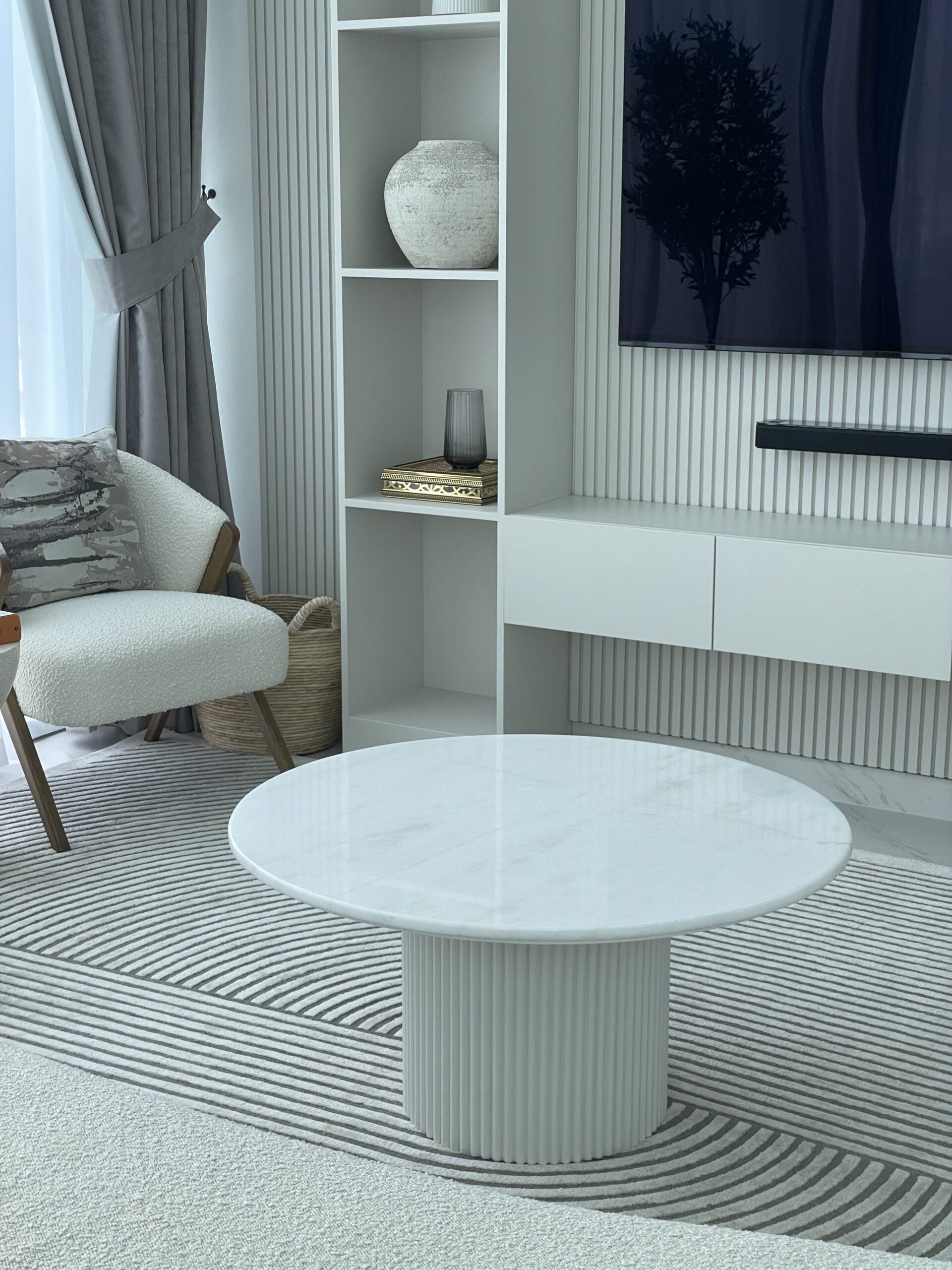 Sada Royal Jade White Coffee Table