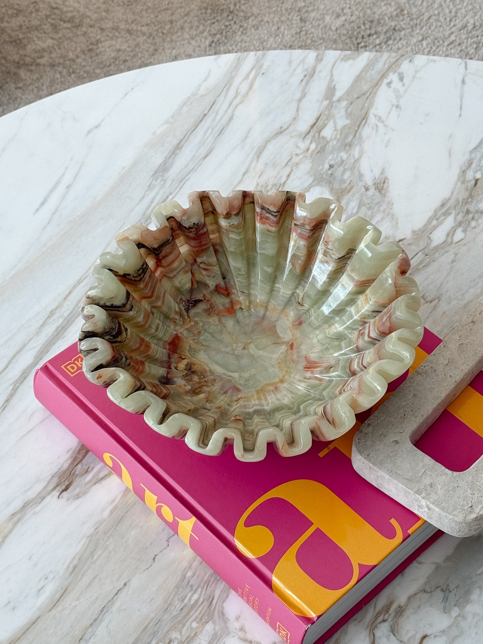 Gracie Green Onyx Fruit Bowl