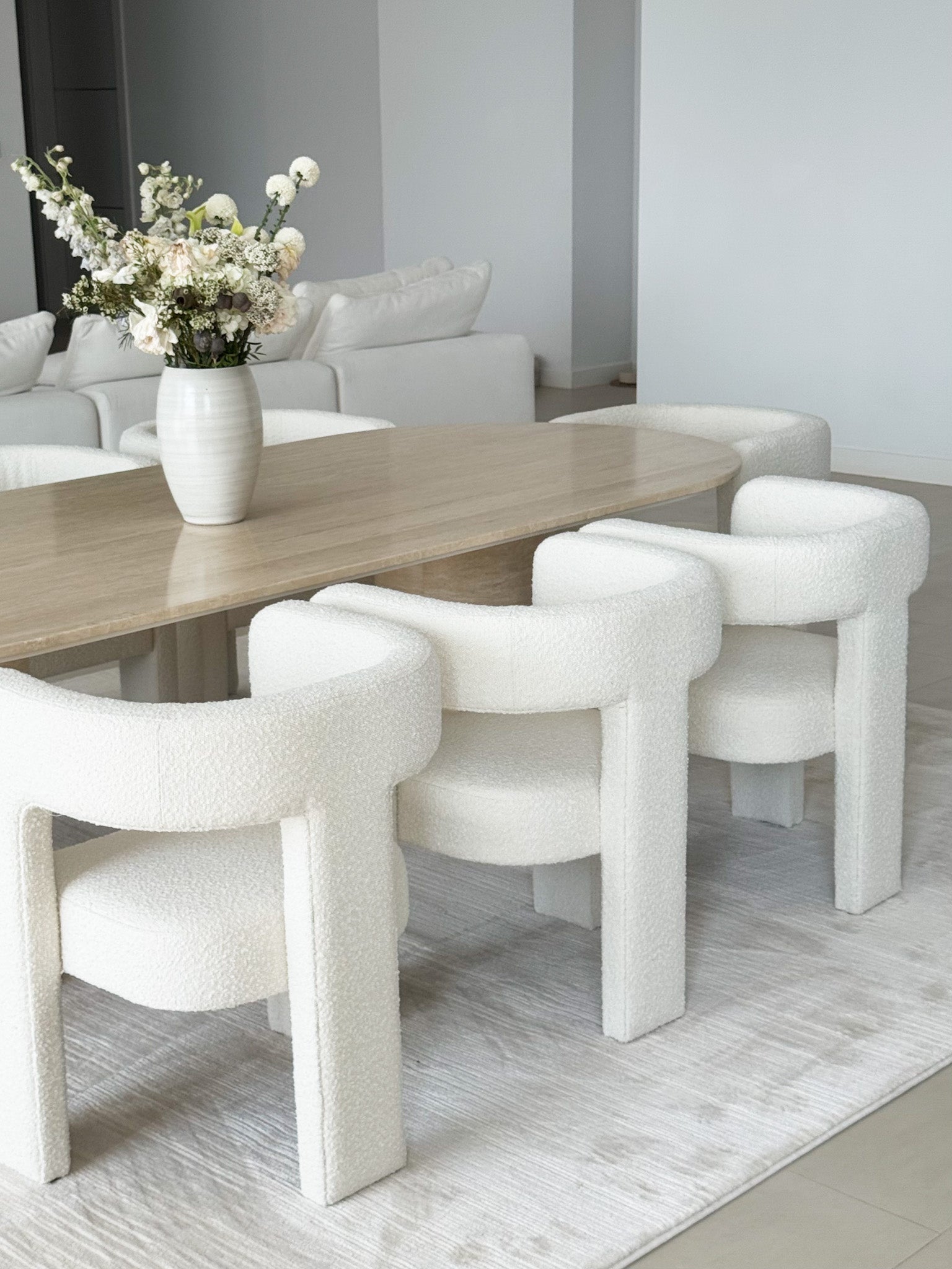 Paloma Boucle Dining Chair