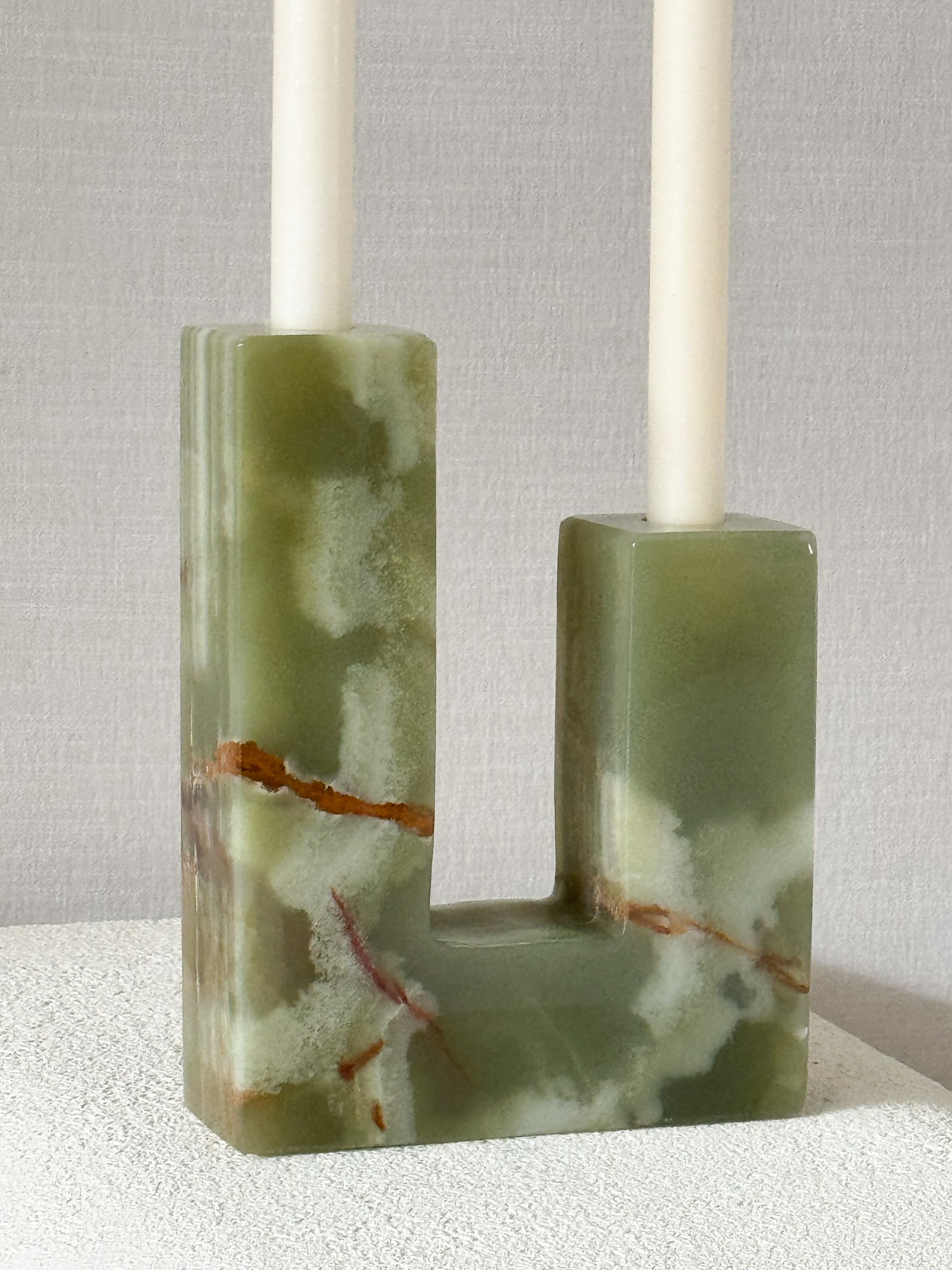 Georgia Onyx Candle Holder