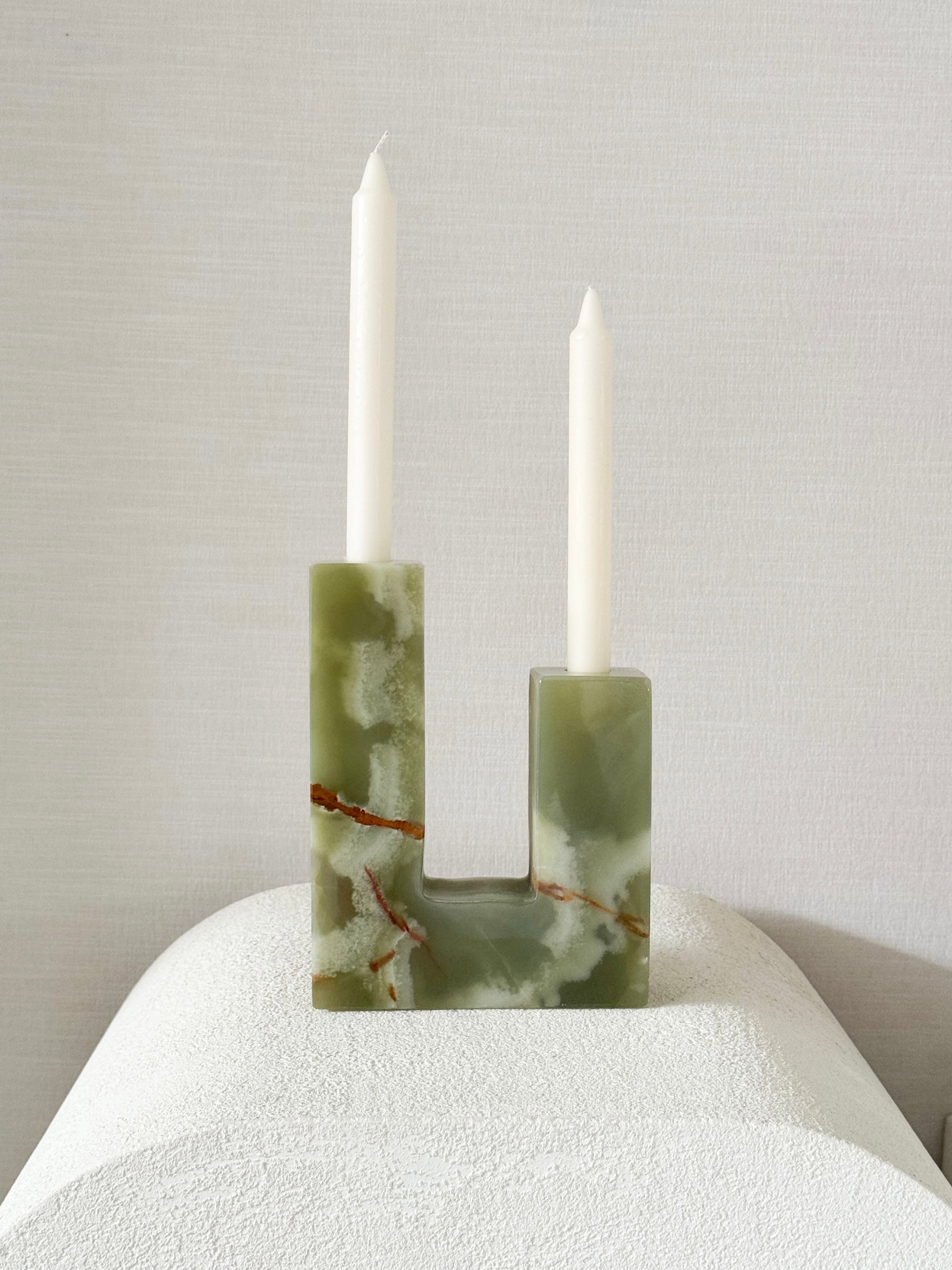 Georgia Onyx Candle Holder