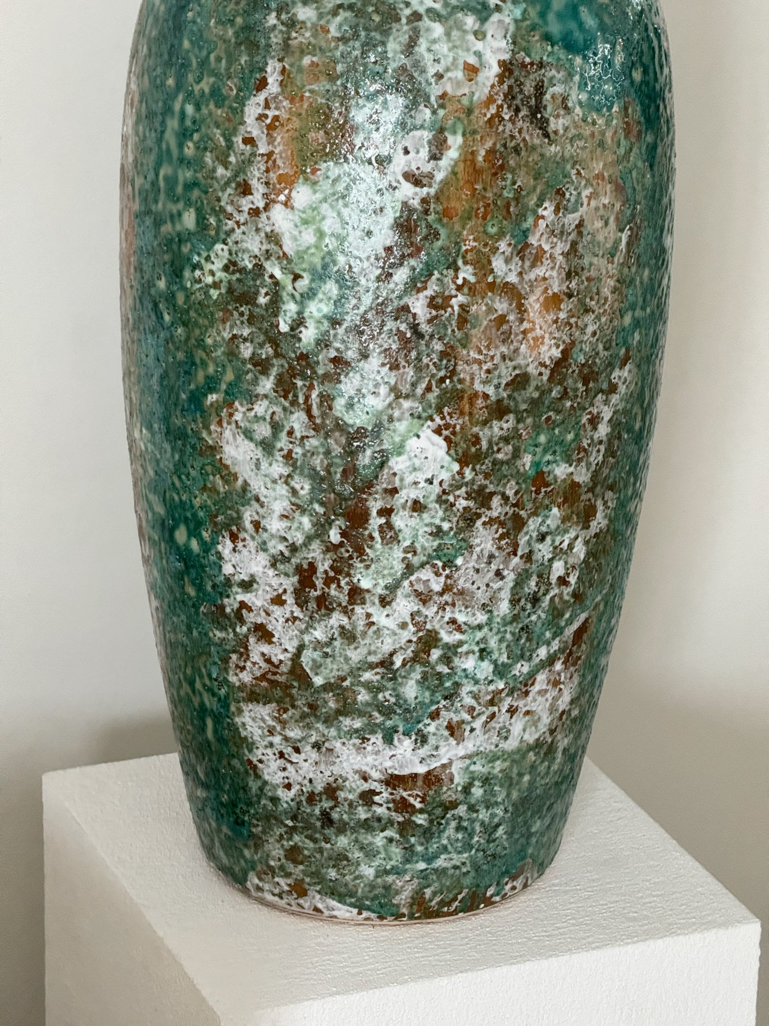 Rustic Green Vase