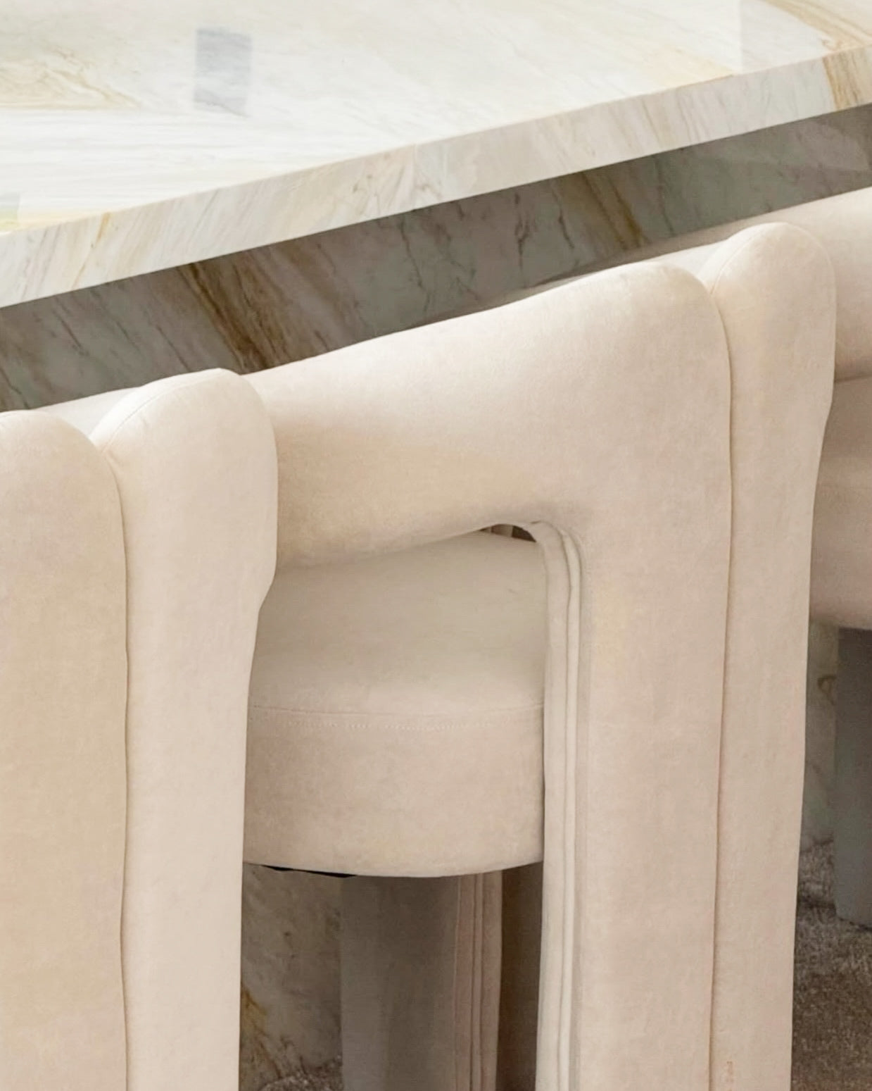 Andrea Curved Dining Chair