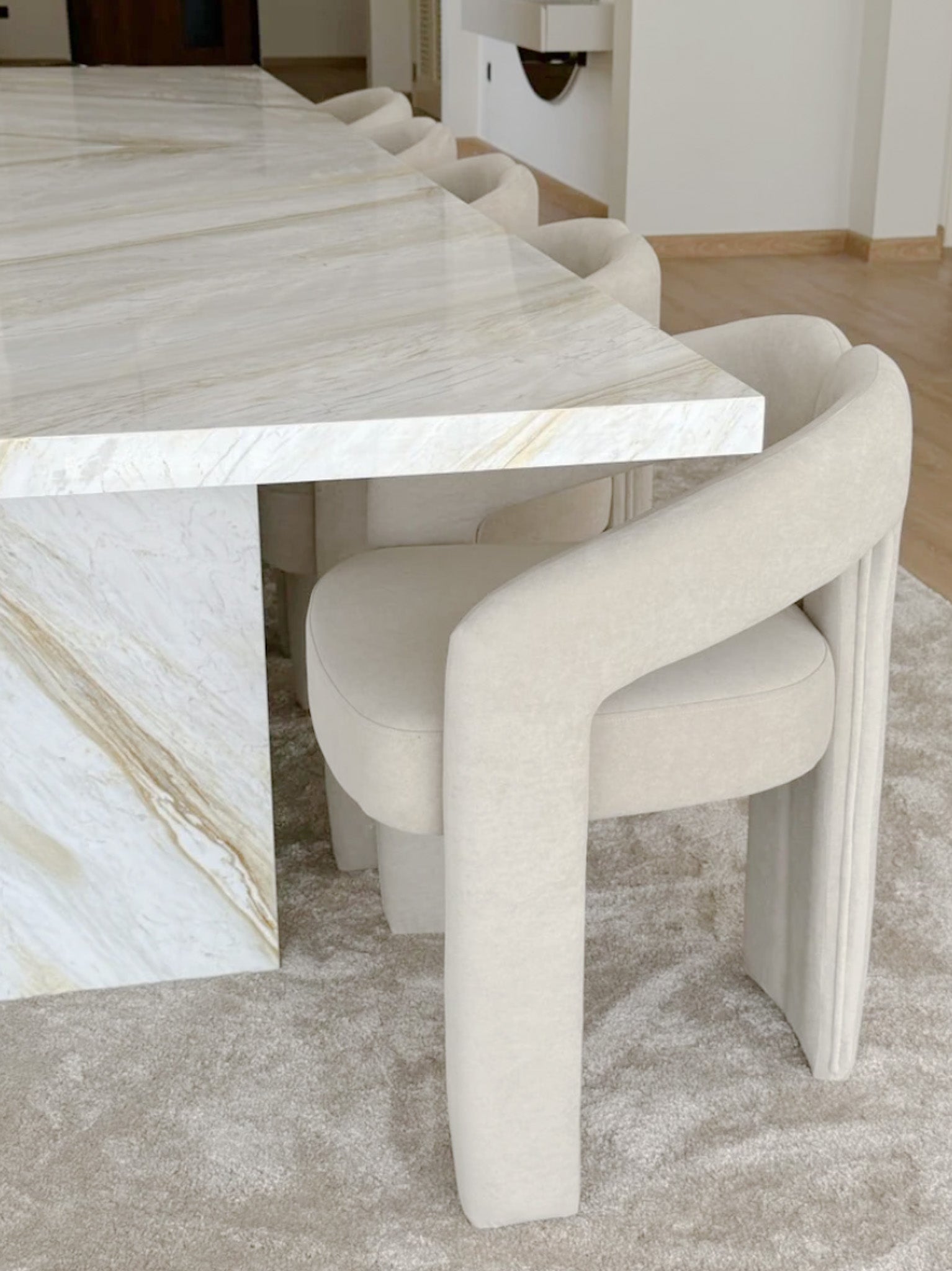 Andrea Curved Dining Chair