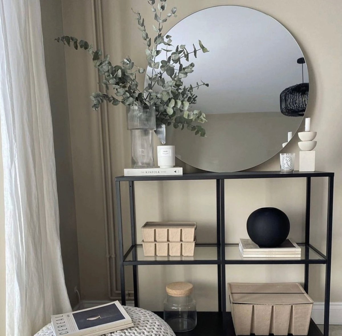 Darla Round Mirror - PalmLiving Dubai
