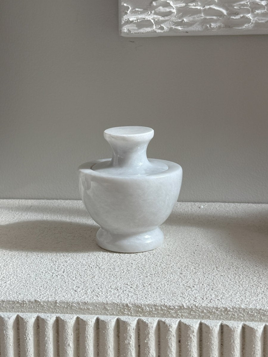 Elara Marble Shaving Bowl - PalmLiving Dubai