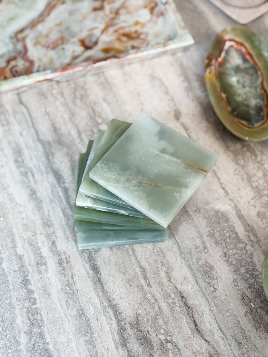 Green Onyx Coaster - PalmLiving Dubai
