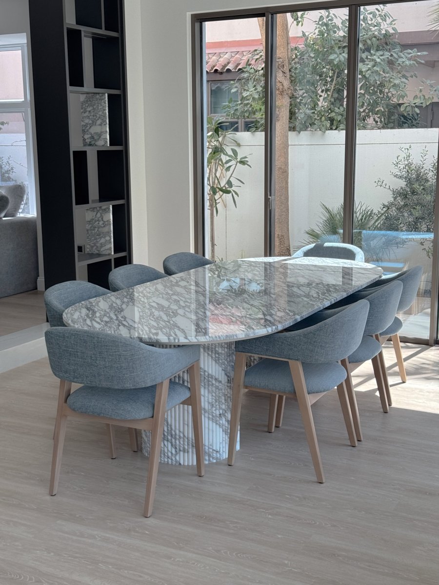 Maysa Dining Arabesto Marble Table - PalmLiving Dubai