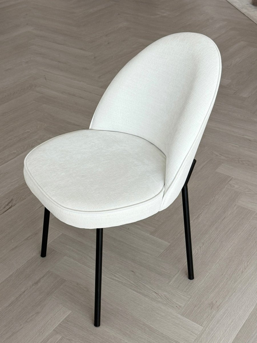 Rene Boucle Teddy Dining Chair - PalmLiving Dubai