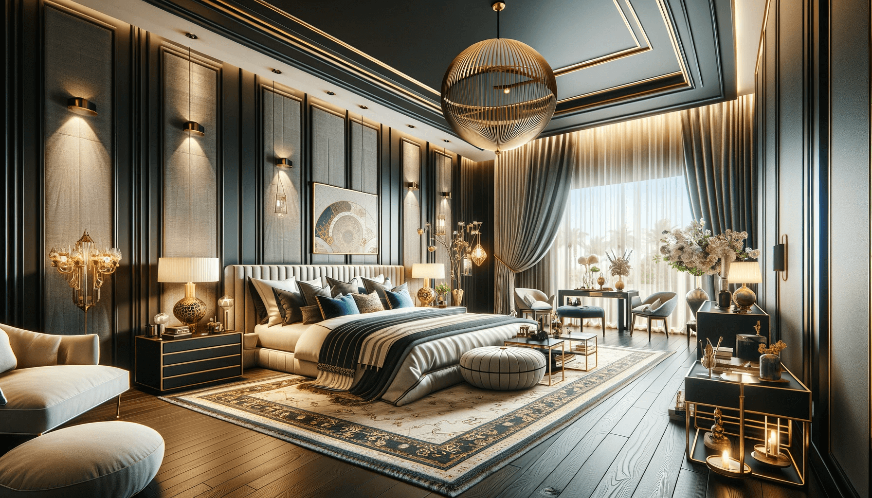 current trends in UAE luxury bedroom decor